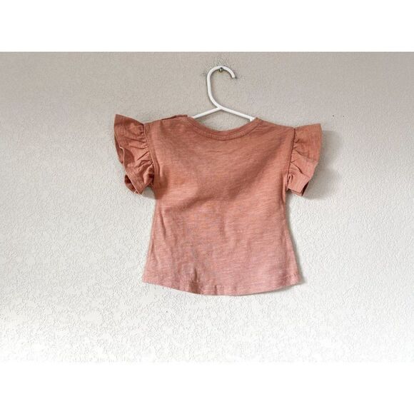 NWT! Rylee + Cru Owl Flutter Tee, Size 3-6M - Picture 5 of 5